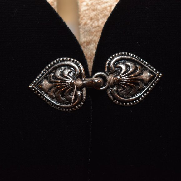 R&M Richards Petite 3 Piece Velvet Pants Suit (tops 16P & 14P - pants 14P) - Picture 13 of 16